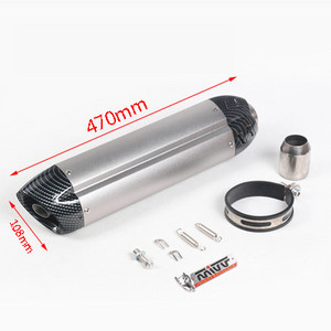 51MM Motocyklový výfuk MIVV Tlmič výfuku Escape moto GY6 Scooter Pit Dirt Bike Rúra pre Kawasaki er6n sv650 crf 230 Z800 MT07