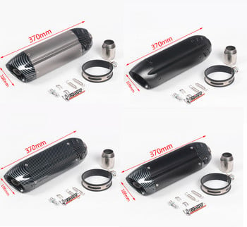 51mm Εξάτμιση Μοτοσικλέτας Mivv Σιγαστήρα Pipe Escape moto GY6 Scooter Pit Dirt Bike Pipe Για Kawasaki er6n sv650 crf 230 Z800 MT07