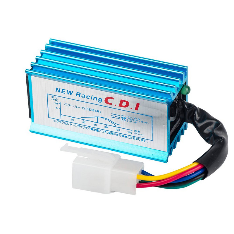 Motociklu sacīkšu maiņstrāvas CDI aizdedzes kārba 5 Pin/6 Pin priekš GY6/ATV/50cc/125cc/150cc Mopēda motorollera ATV Quad Buggy Pit Dirt Bike