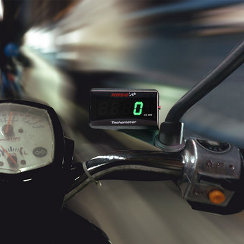 koso Motorcycl meter rpm Digital Square LCD Display Engine Tachometer Gauge за BMW YAMAHA KAWASAKI Racing