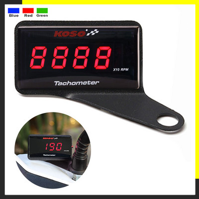 Digitálny štvorcový LCD displej s otáčkomerom motora Koso, ukazovateľ otáčok motora pre BMW, YAMAHA, KAWASAKI Racing