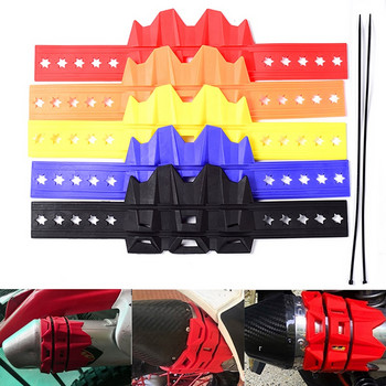 6 цвята заглушител за мотоциклет/кръгъл овален капак на ауспуха на ауспуха за мотоциклети Може да се побере 100mm-140mm за 950 1190 1050
