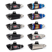 Univerzálny nasúvací výfuk na motocykel s nálepkou Yoshimura 51 mm tlmič výfuku pre Honda Yamaha Suzuki Kawasaki Benelli