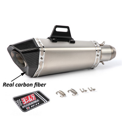Univerzálny nasúvací výfuk na motocykel s nálepkou Yoshimura 51 mm tlmič výfuku pre Honda Yamaha Suzuki Kawasaki Benelli