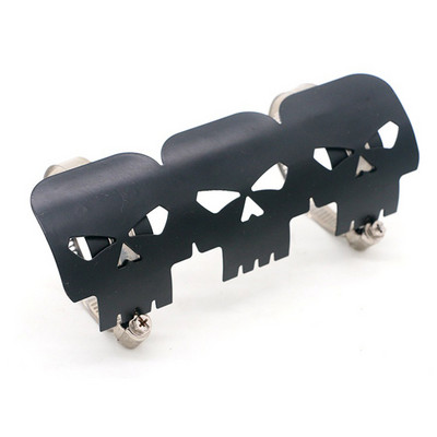 Kryt výfuku Skull Motocykel Motokrosový tlmič výfuku Tepelný štít pre Harley Husqvarna KTM EXC BMW r1200gs Yamaha