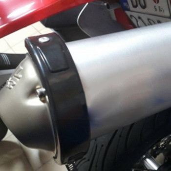 Universal προστατευτικό εξάτμισης μοτοσικλέτας 100mm-160mm Προστατευτικό στρογγυλό κάλυμμα εξάτμισης οβάλ κονσέρβα Αξεσουάρ Αντιπτωτικό κάλυμμα δακτυλίου κινητήρα F7H2