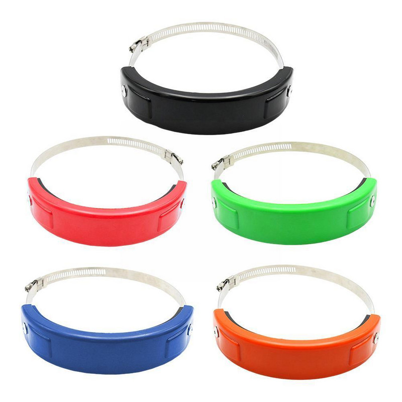 Univerzálny chránič výfuku motocykla 100 mm - 160 mm, okrúhly kryt výfuku, oválny kryt, príslušenstvo, kryt proti pádu, krúžok na motor F7H2