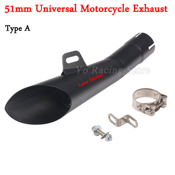 Universal Motorcycle Exhaust Escape Modified Muffler Silencer Pipe Racing GP ATV Motocross For YZF-R6 R25 ER6N MT03 NC700 Z750