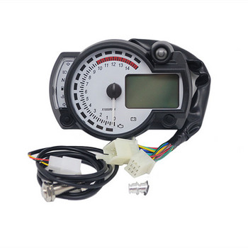 Ταχόμετρο KOSO RX2N Μετρητής καυσίμου LCD Ψηφιακό οδόμετρο μοτοσικλέτας Ταχύμετρο ρυθμιζόμενο MAX 299KM/H Οθόνη 7 χρωμάτων