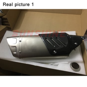 Τροποποιημένο ποδήλατο Escape Moto Universal Motorcross Exhaust Pipe Muffler για HONDA CBR650F CBR300 Z250 Z400 R3 R6 CB500