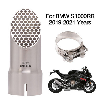 60,5 mm tlmič výfuku pre BMW S1000RR S1000 RR 2019 2020 2021 motocyklový výfuk, úprava výfukového potrubia, stredná spojovacia trubica Escape Moto GP Bike