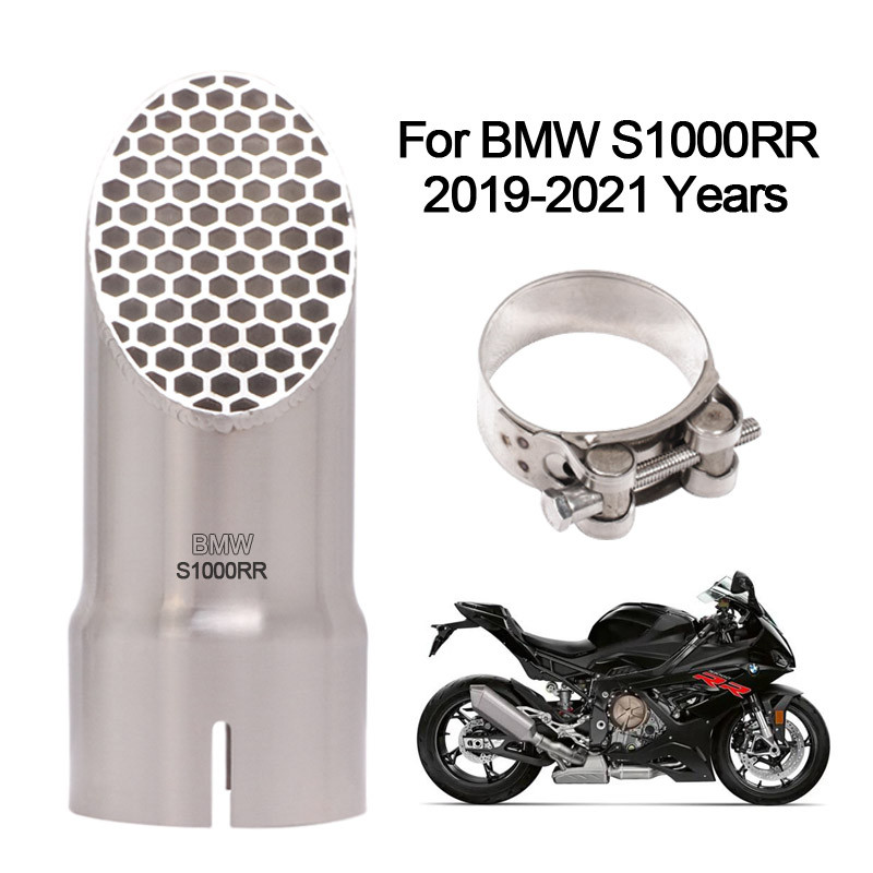 60,5 mm tlmič výfuku pre BMW S1000RR S1000 RR 2019 2020 2021 motocyklový výfuk, úprava výfukového potrubia, stredná spojovacia trubica Escape Moto GP Bike