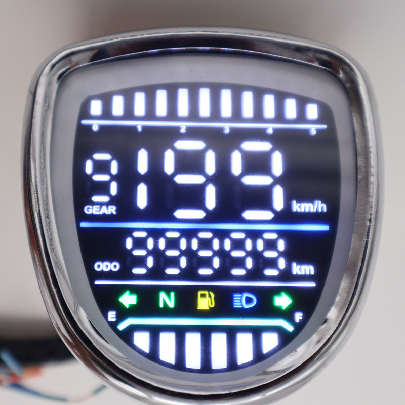 Digitálny rýchlomer LED na motocykel 12V Deluxe 50, otáčkomer, zostava najazdených kilometrov, rýchlosť, hladina oleja pre Honda Passport C50 Super Cub, rok výroby 2022