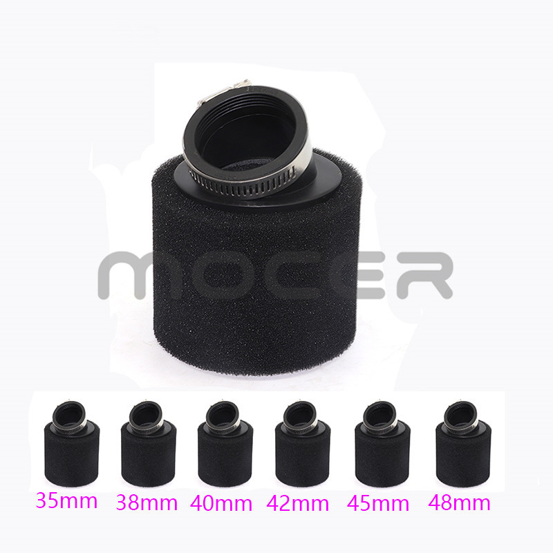 Motociklas 35mm 38mm 42mm 45mm 48mm 50mm alkūnė kaklelis putplasčio oro filtras kempinės valiklis Mopedas paspirtukas purvo duobės dviratis Kayo BSE