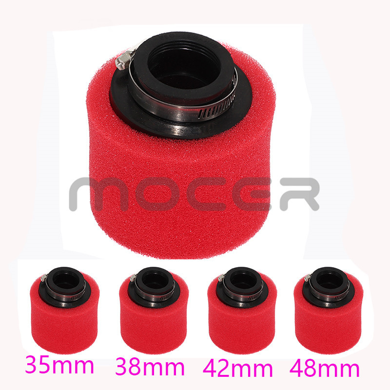 Motociklas 35mm 38mm 42mm 45mm 48mm 50mm alkūnė kaklelis putplasčio oro filtras kempinės valiklis Mopedas paspirtukas purvo duobės dviratis Kayo BSE