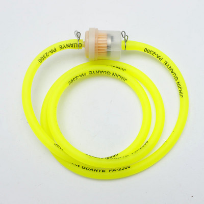 6 mm motociklo dujų kuro filtras benzino vamzdžio žarnos linija + 4 spaustukai motociklo paspirtukas purvo dviratis geltona raudona mėlyna žalia