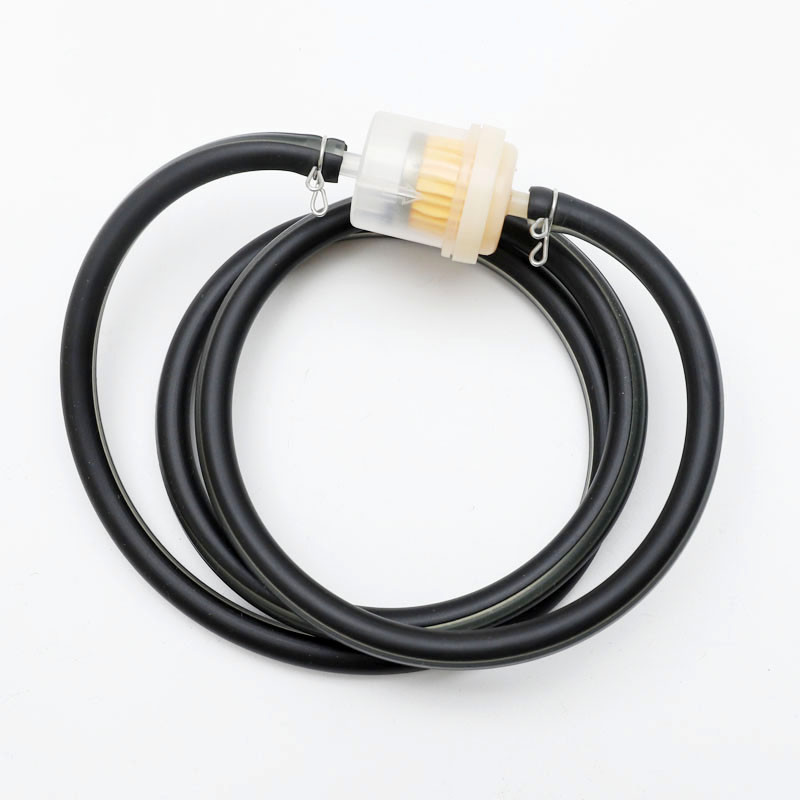 6 mm motociklo dujų kuro filtras benzino vamzdžio žarnos linija + 4 spaustukai motociklo paspirtukas purvo dviratis geltona raudona mėlyna žalia