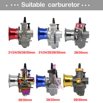 ZSDTRP 50 мм мотоциклетен карбуратор Въздушен филтър Вятърна чаша Горна чаша за PWK 21 24 26 28 30 PE 28 30 Карбуратор