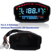 Mootorratta digitaalse kriipsu digitaalne paneel Honda Ducati Kawasaki Suzuki universaalne LED LCD spidomeetri läbisõidumõõdik 1,2,4 silindrit