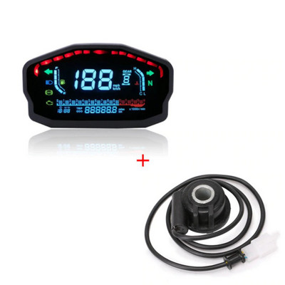 Mootorratta digitaalse kriipsu digitaalne paneel Honda Ducati Kawasaki Suzuki universaalne LED LCD spidomeetri läbisõidumõõdik 1,2,4 silindrit