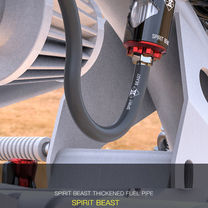 Motociklų priedai Alyvos vamzdis 1 metro vamzdyno žarna Aplinkosaugos gumos degalai Vitta Functional nuo 5 mm iki 8,5 mm sustiprintas benzinas