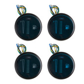 2" 52 mm univerzálny ukazovateľ hladiny paliva do auta a motocykla s 8 LED svetelnými indikátormi, 12V kukla