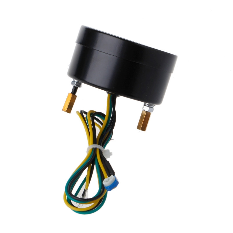 2" 52 mm univerzálny ukazovateľ hladiny paliva do auta a motocykla s 8 LED svetelnými indikátormi, 12V kukla