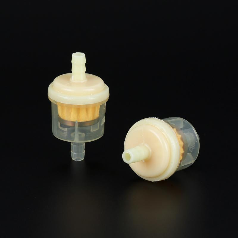 10 buc Filtre de benzină în linie pentru motociclete, 0,5-0,6 mm, filtru universal de benzină lichidă pentru motor de linie pentru motociclete scuter