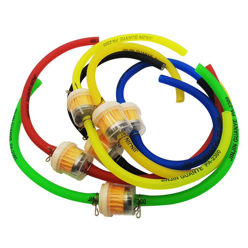 Motorkerékpár univerzális benzinszűrők és üzemanyagcső 49cc 50cc 110cc 125cc Motocross Dirt Pit Bike Moped roller ATV Go Kart