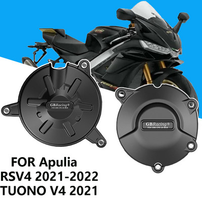 RSV4 Motociklai Variklio dangtis Apsauginis dėklas GB Racing For Aprilia RSV4 2021-2022 TUONO V4 2021