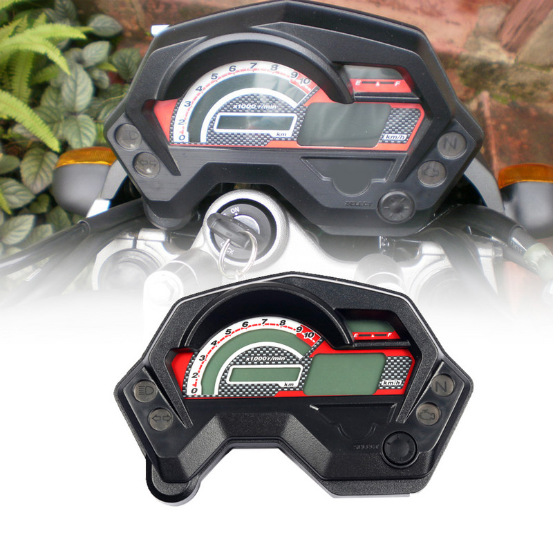 Digitálny univerzálny elektronický ukazovateľ rýchlosti motocykla s LCD displejom pre Yamaha FZ16 FZ 2.0 16 Cafe Racer Tachometer