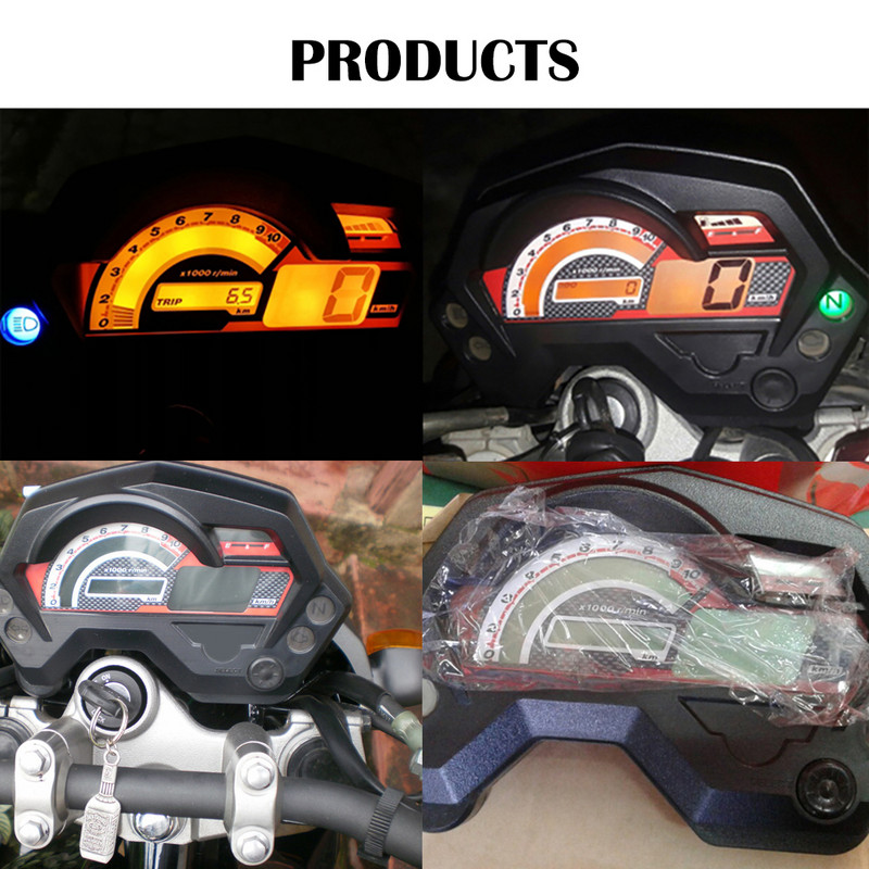 Digitálny univerzálny elektronický ukazovateľ rýchlosti motocykla s LCD displejom pre Yamaha FZ16 FZ 2.0 16 Cafe Racer Tachometer