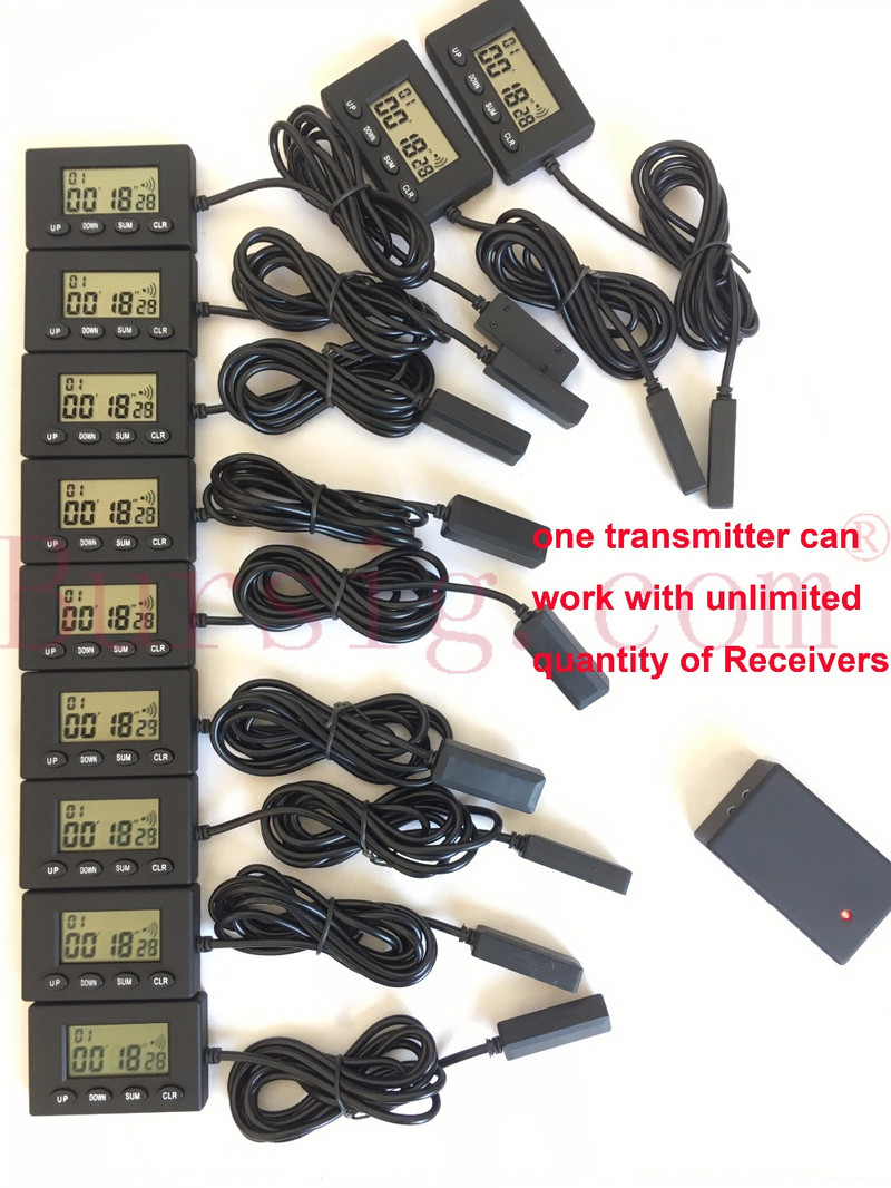 Profesionálny pretekársky CE schválený záznamník času na kolo prijímač infračervený vysielač pre motocykel auto motokárová dráha Bursig