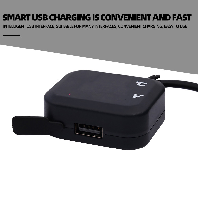 Универсален за KOSO NMAX PCX мотоциклет температура на водата волтметър метър маркер напрежение цифров дисплей USB зарядно термометър