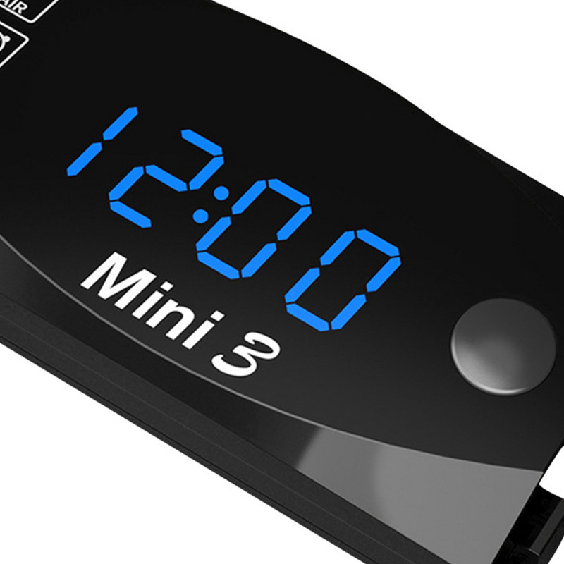 6V-30V motocyklové elektronické hodiny teplomer voltmeter tri v jednom IP67 vodotesné prachotesné LED hodinky s veľkou obrazovkou