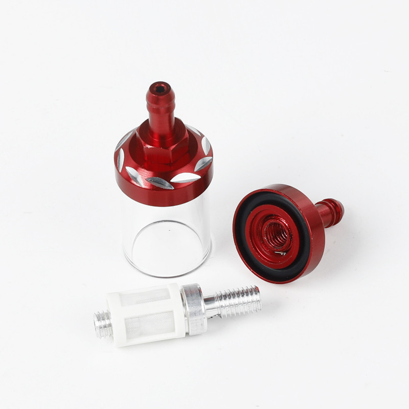 Motorkerékpár benzinolaj-alumínium szűrő 8mm/0,31"