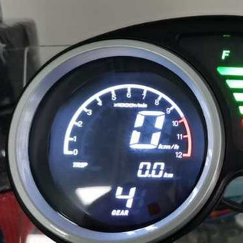 Универсален дигитален мотоциклетен одометър LCD метър Скоростомер Тахометър Габарити с нощна светлина