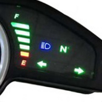 Ψηφιακός ψηφιακός χιλιομετρητής μοτοσικλέτας Ταχόμετρο μετρητή LCD με νυχτερινό φως