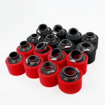 Черен червен въздушен филтър от пяна 35 мм 38 мм 42 мм 45 мм 48 мм Гъба за почистване на мотопед, скутер, SUV, мотоциклет