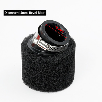 Juodos raudonos putplasčio oro filtras 35mm 38mm 42mm 45mm 48mm kempinės valiklis mopedo motorolerio visureigio motociklui