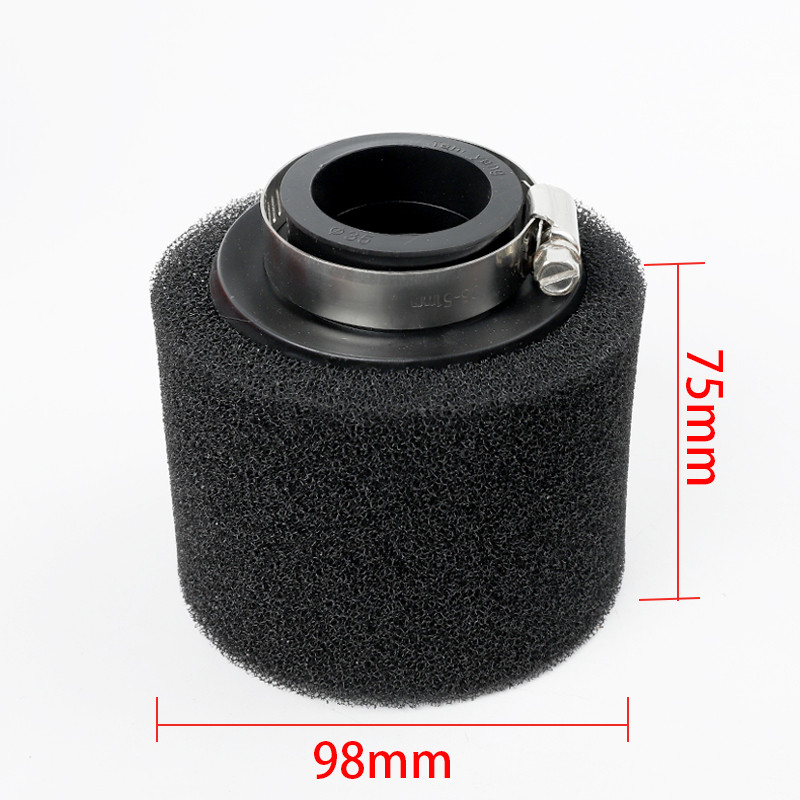 Juodos raudonos putplasčio oro filtras 35mm 38mm 42mm 45mm 48mm kempinės valiklis mopedo motorolerio visureigio motociklui