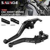 2022 Īsa bremžu sajūga svira priekš YAMAHA MT07 MT09 2013-2021 MT-07/Tracer MT-09 SP Motociklu piederumi Rokturi svira MT 07 09