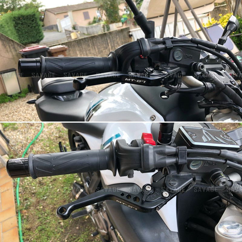 2022 Trumpa stabdžių sankabos svirtis skirta YAMAHA MT07 MT09 2013-2021 MT-07/Tracer MT-09 SP Motociklų priedai Rankenos svirtis MT 07 09
