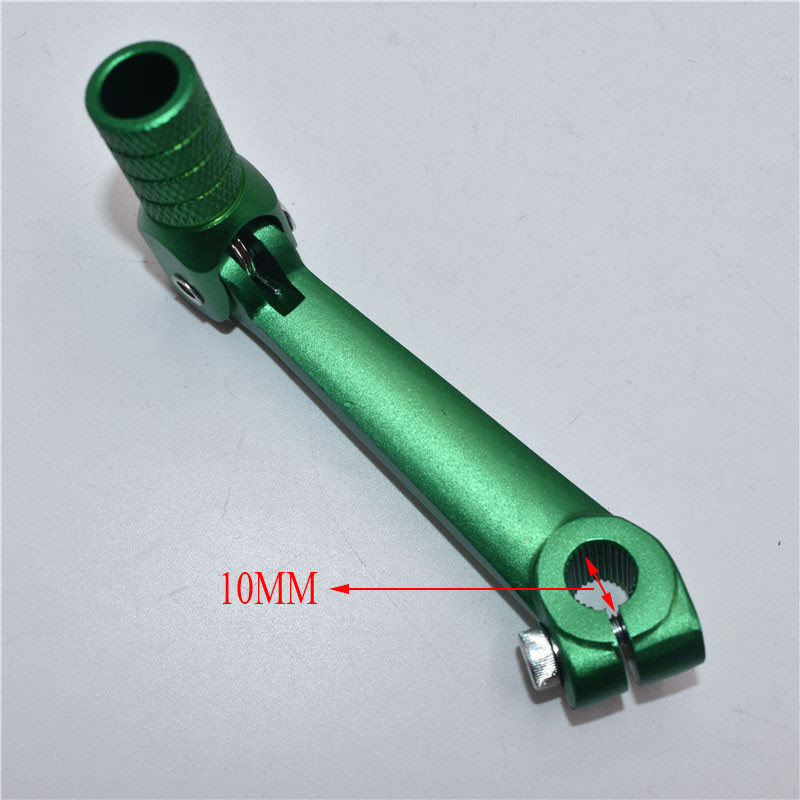 Сгъваем CNC алуминиев лост за превключване на скоростите Лост за превключване на скоростите, подходящ за Kayo T2 T4 T4L ATV Dirt Bike Pit Bikes Скоростен лост Мотоциклет