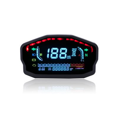 Univerzális motorkerékpár LED LCD sebességmérő digitális kilométerszámláló háttérvilágítás 1,2,4 hengerhez BMW Honda Ducati Kawasaki Yamaha