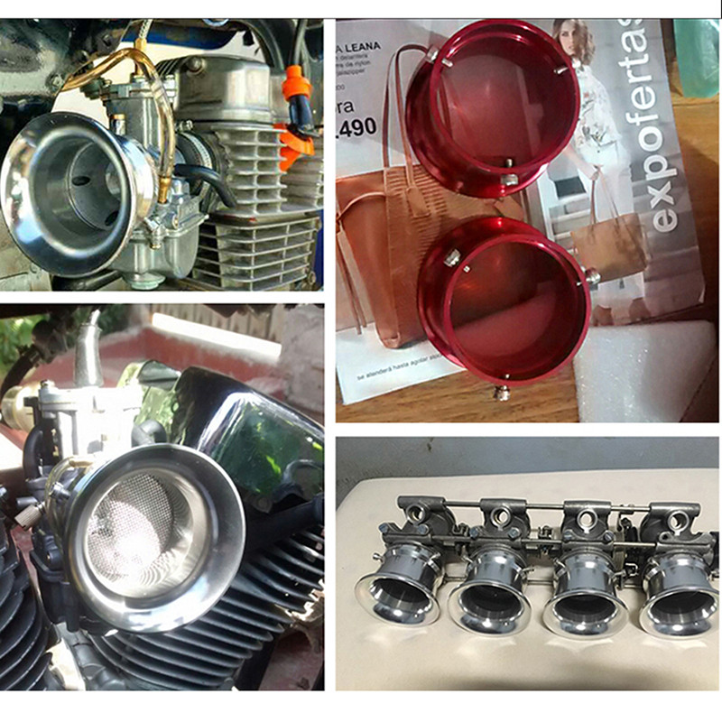 ALCON-50mm 55mm vzduchový filter karburátora, upínacie filtre nasávaného vzduchu so sieťovinou, upravené príslušenstvo pre skútre a motocykle