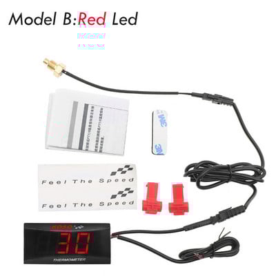 Univerzálny teplomer KOSO 0~120 stupňov Celzia, ukazovateľ teploty vody pre motocykel Yamaha MT 07 NMAX BMW Kawasaki