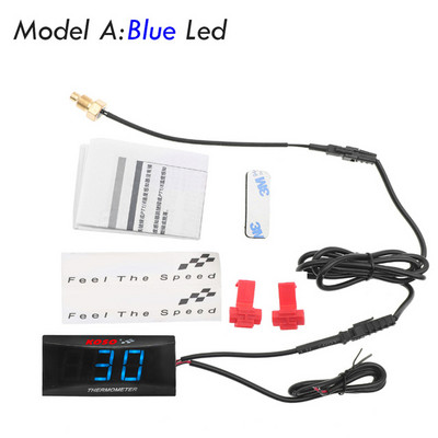 Univerzálny teplomer KOSO 0~120 stupňov Celzia, ukazovateľ teploty vody pre motocykel Yamaha MT 07 NMAX BMW Kawasaki