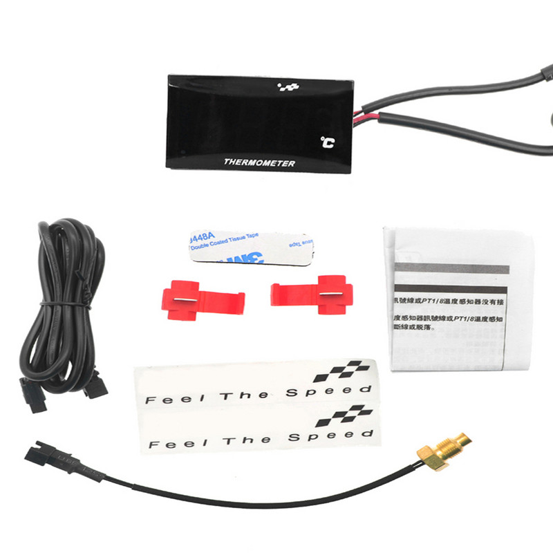 Univerzálny teplomer KOSO 0~120 stupňov Celzia, ukazovateľ teploty vody pre motocykel Yamaha MT 07 NMAX BMW Kawasaki