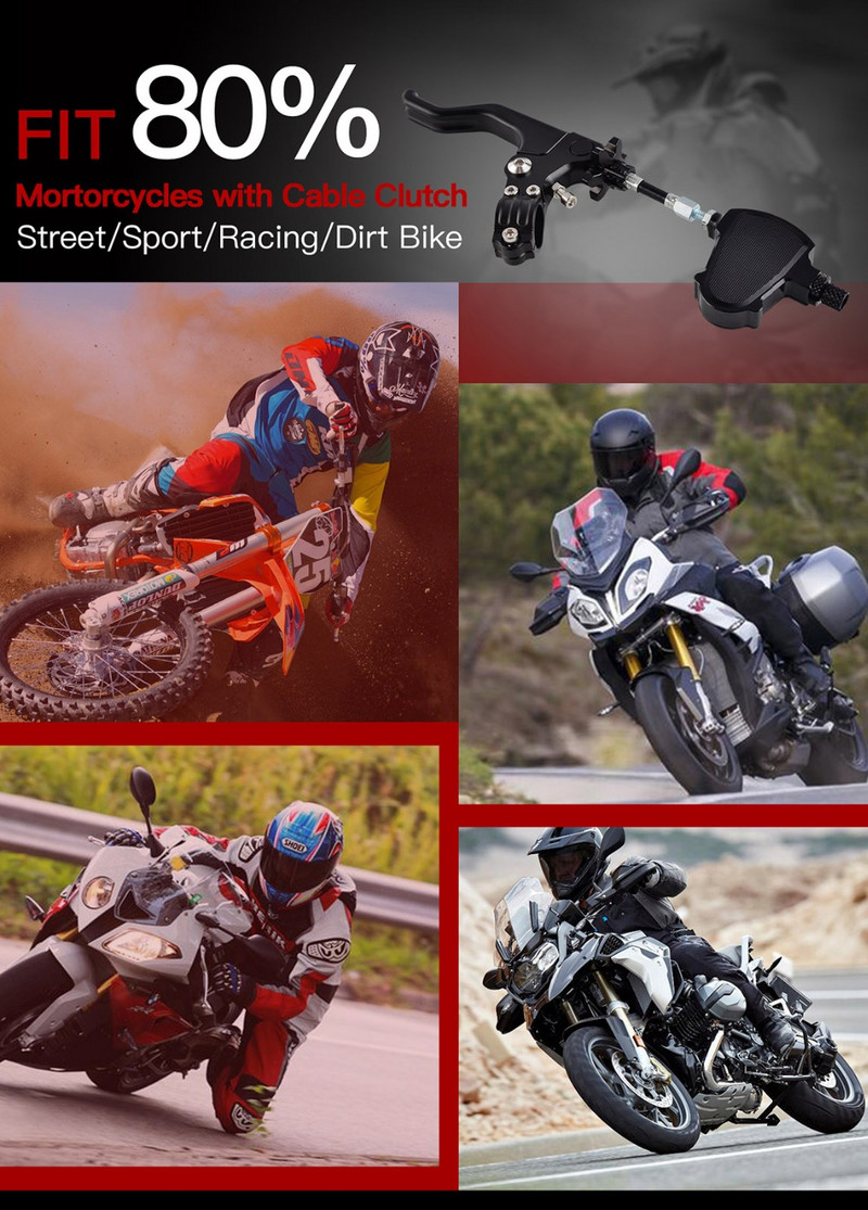 Kratka poluga kvačila Easy Pull Sustav kabela za Hondu CBR 600RR 1000RR Za Yamahu Kawasaki Buell Za Suzuki Ducati Triumph